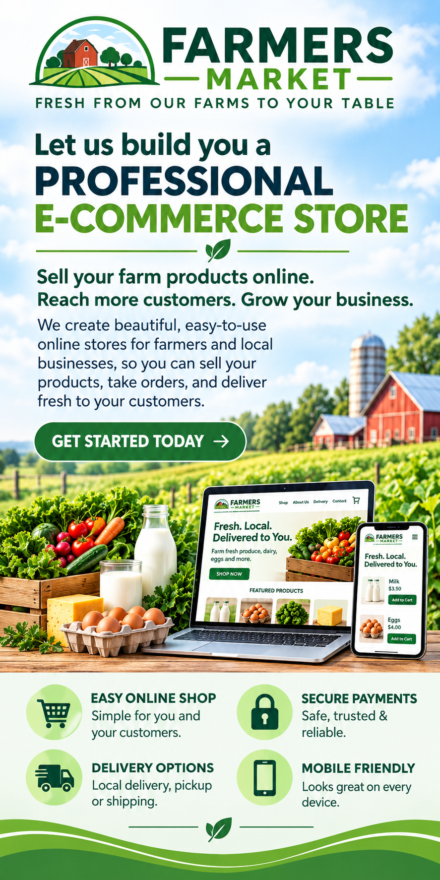 A website development and digital marketing business specializing in WordPress, WooCommerce, e-commerce and ongoing website management for small businesses and local businesses.